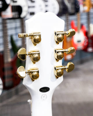 Epiphone - Les Paul Custom Electric Guitar, Left-Handed - Alpine White 2